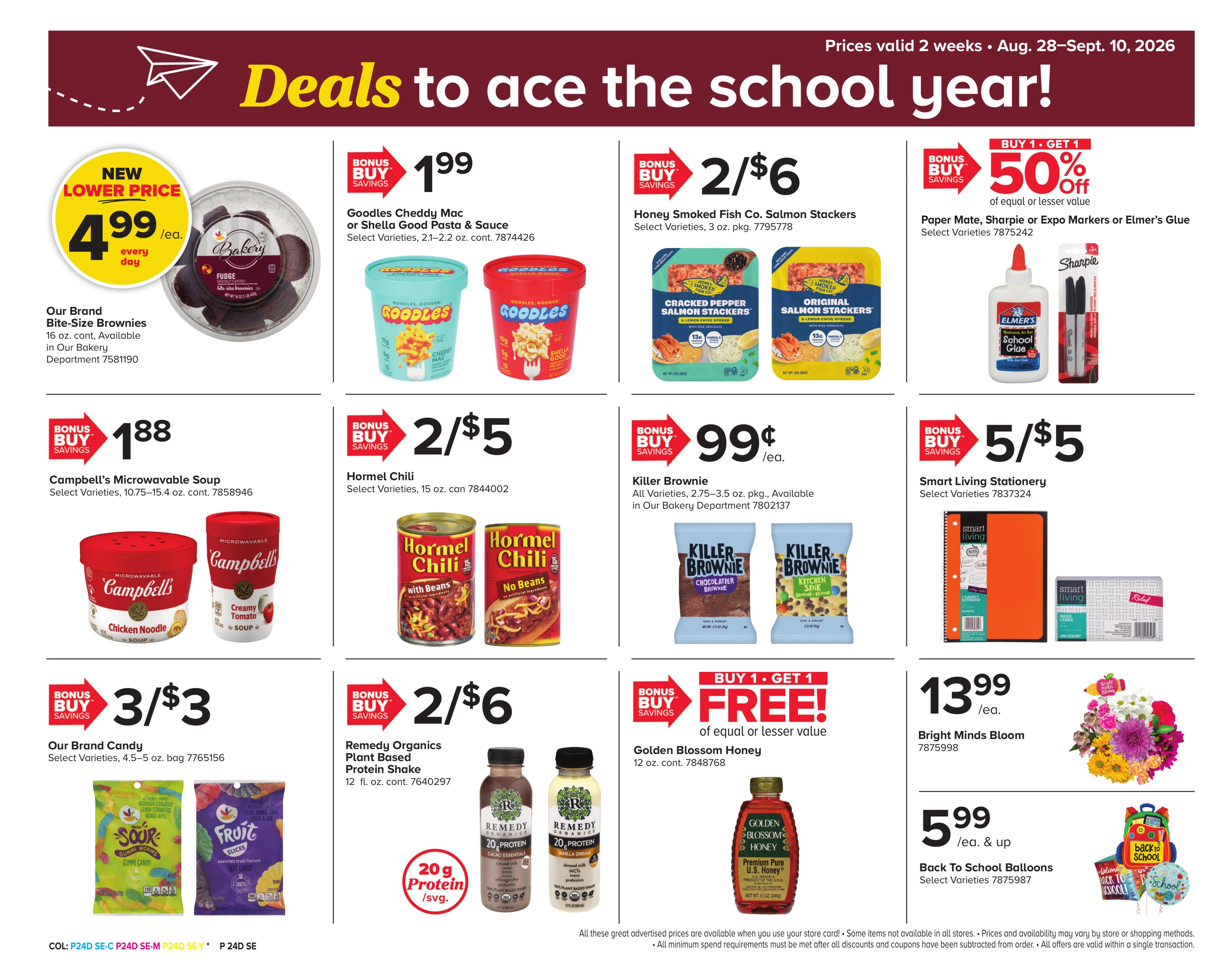 Giant Food Stores (Coalport-Orbisonia Area, PA) Weekly Ad August 28 - September 10, 2026