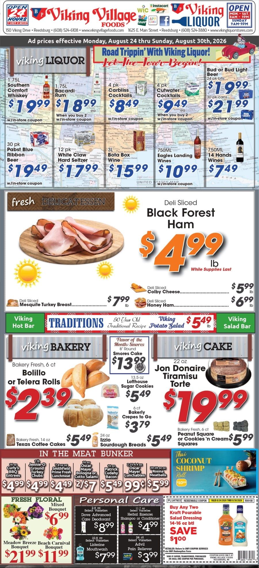 Viking Village Foods Weekly Ad August 24 - 30, 2026
