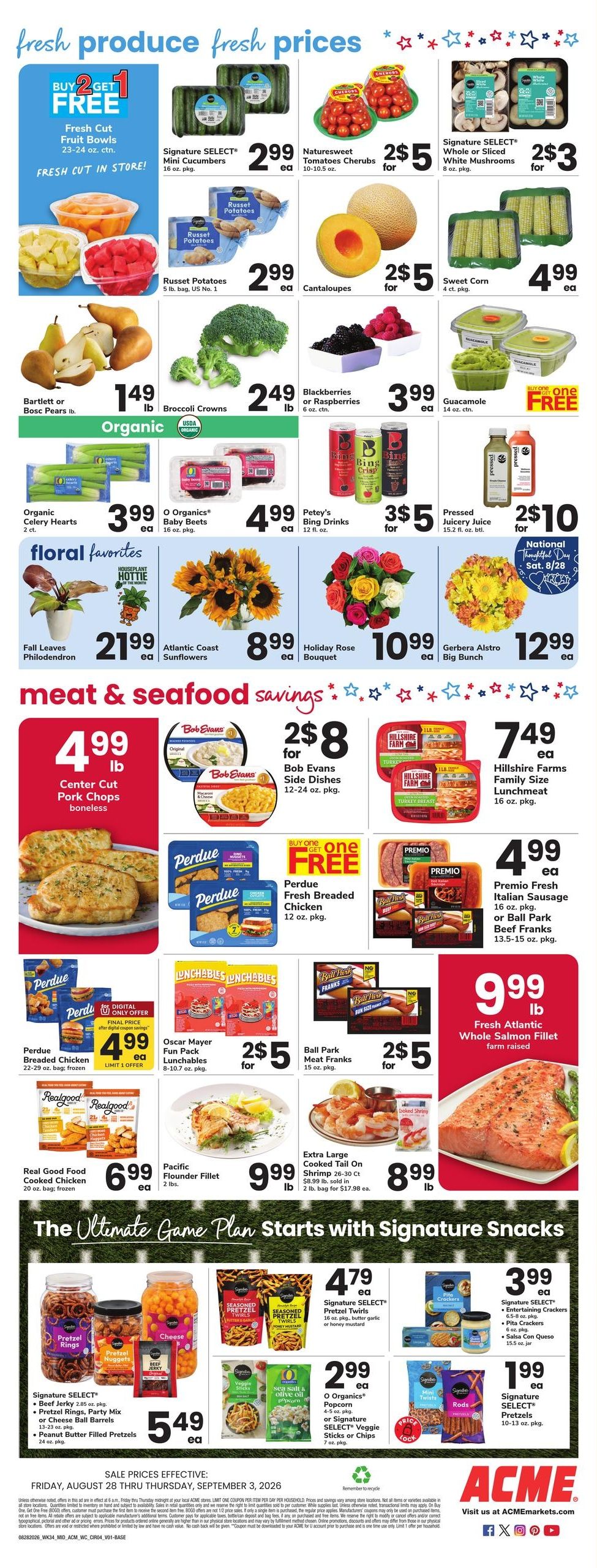 Acme Markets (Dover–Lewes Area, DE) Weekly Ad August 28 - September 3, 2026