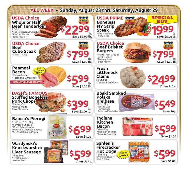 Dash's Market Weekly Ad August 23 - 29, 2026