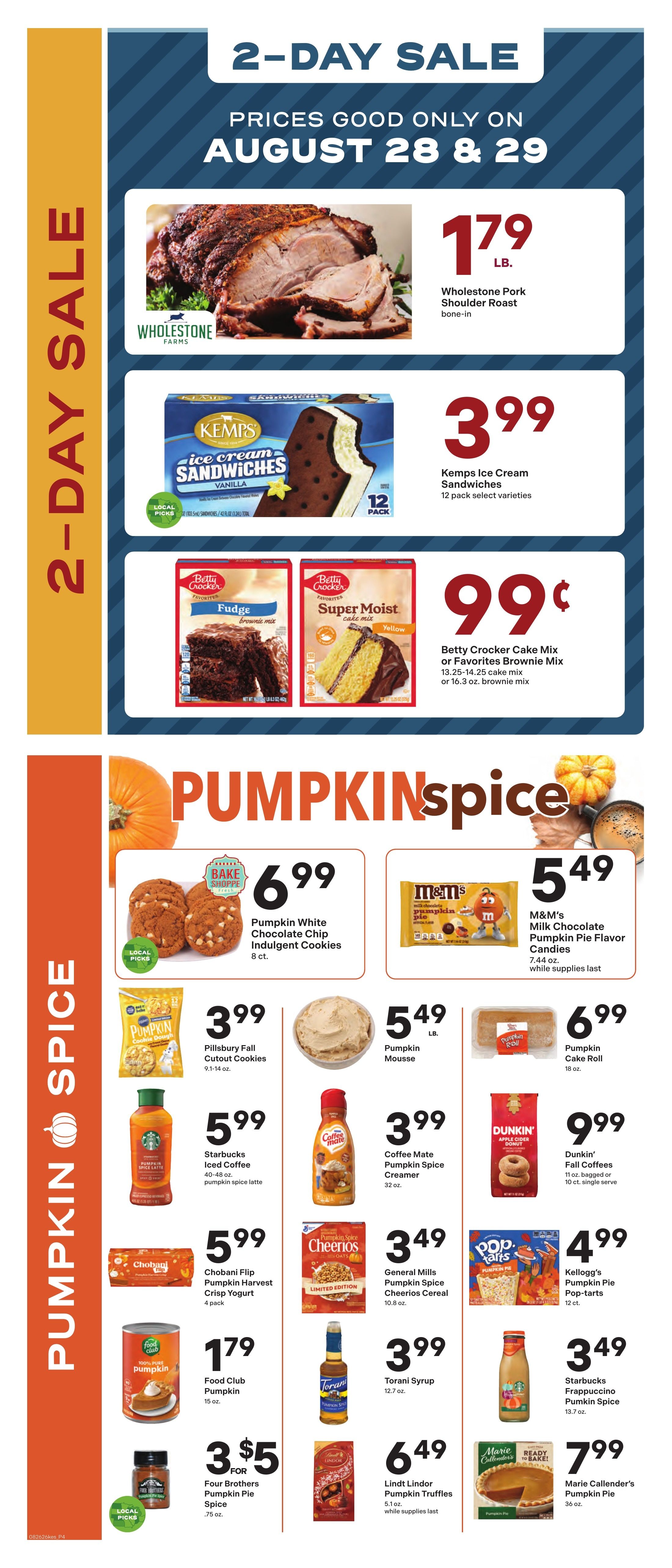 Kessler's Grocery Weekly Ad August 26 - September 1, 2026