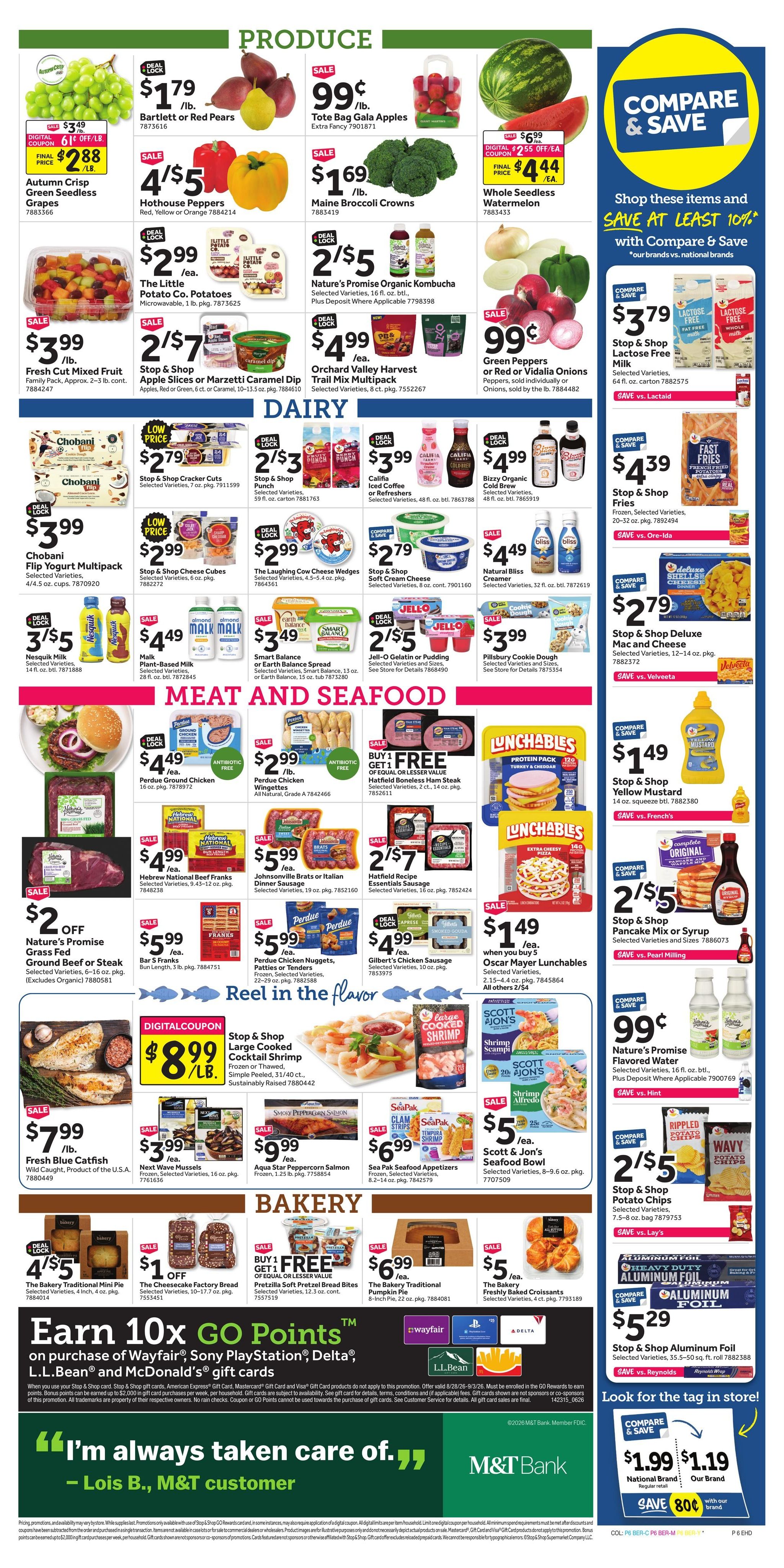 Stop & Shop (Hartford Area, CT) Weekly Ad August 28 - September 3, 2026