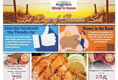 Sandy River Shop 'n Save Weekly Ad August 23 - 29, 2026