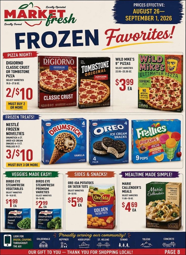 Concrete Market Fresh Weekly Ad August 26 - September 1, 2026