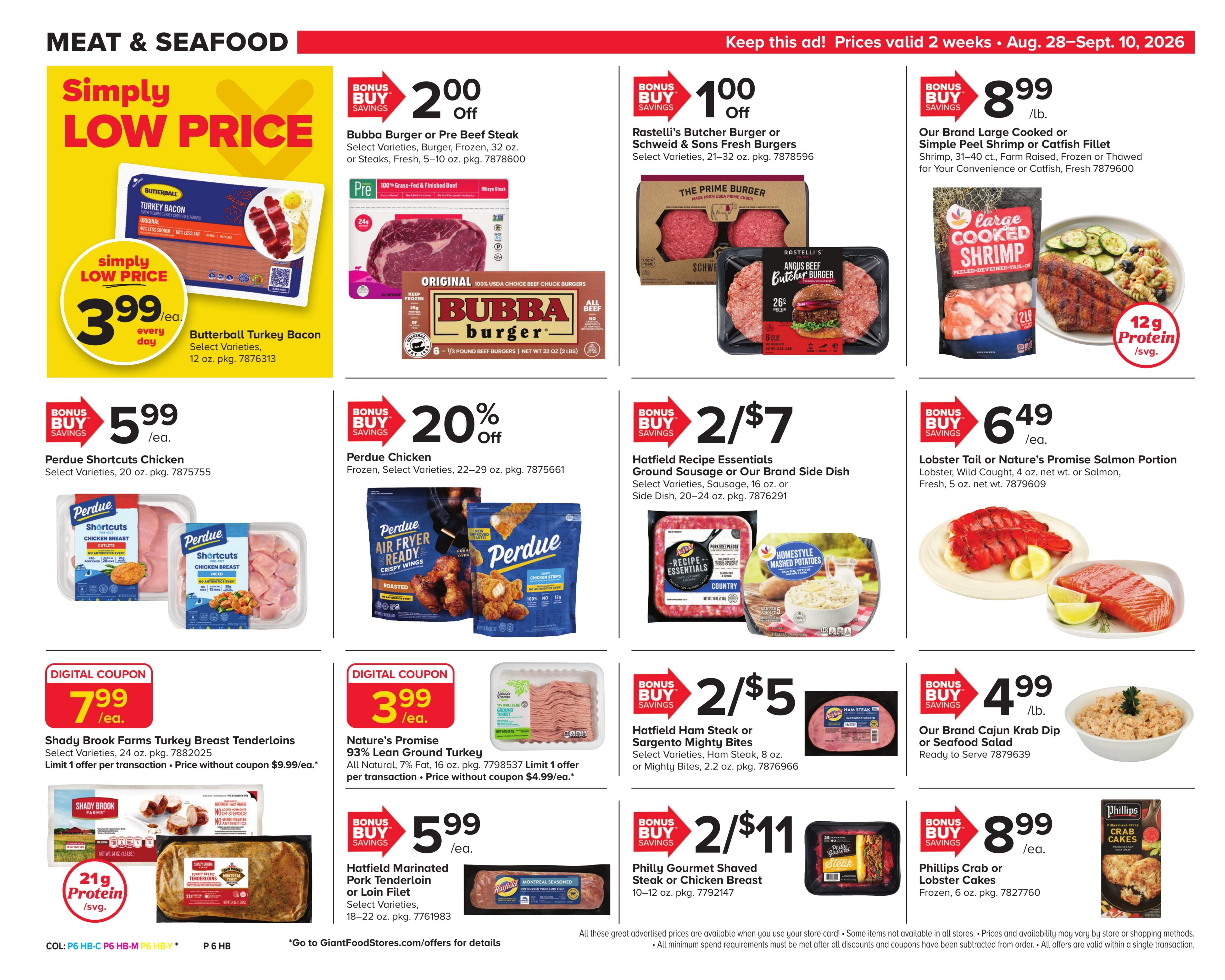 Giant Food Stores (Allentown Area, PA) Weekly Ad August 28 - September 10, 2026