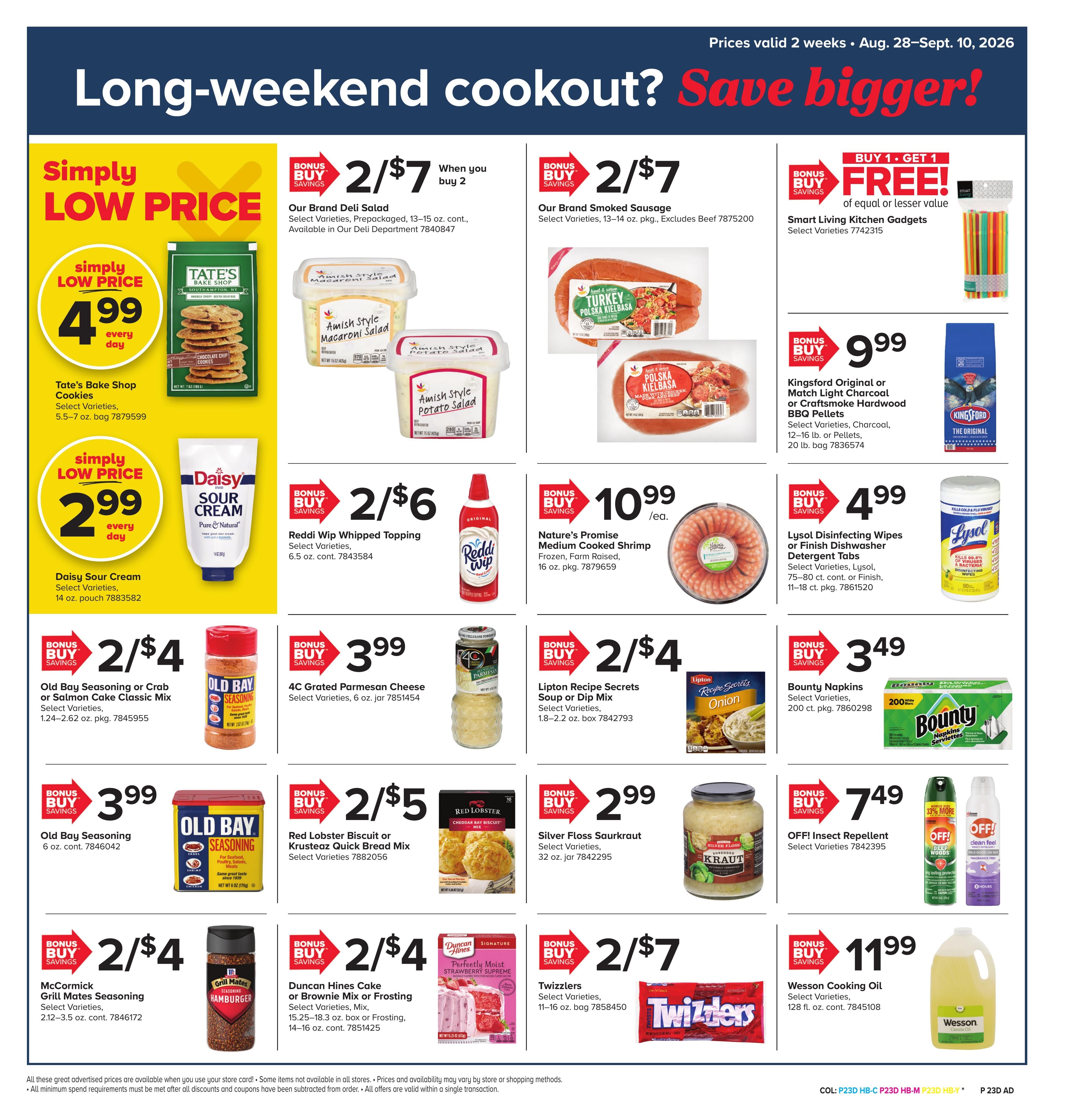 Giant Food Stores (Allentown Area, PA) Weekly Ad August 28 - September 10, 2026