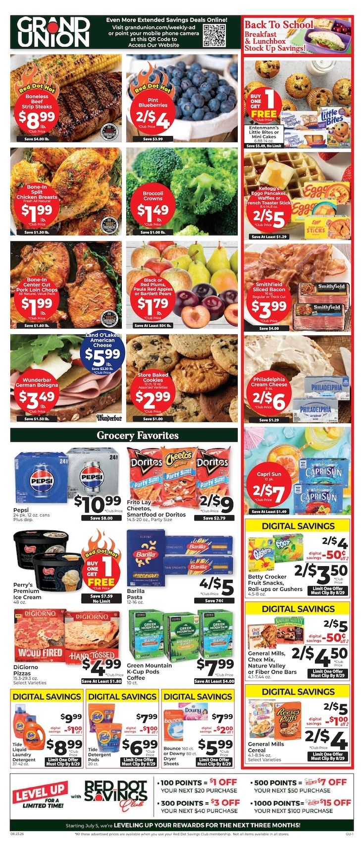 Grand Union (New York) Weekly Ad August 23 - 29, 2026