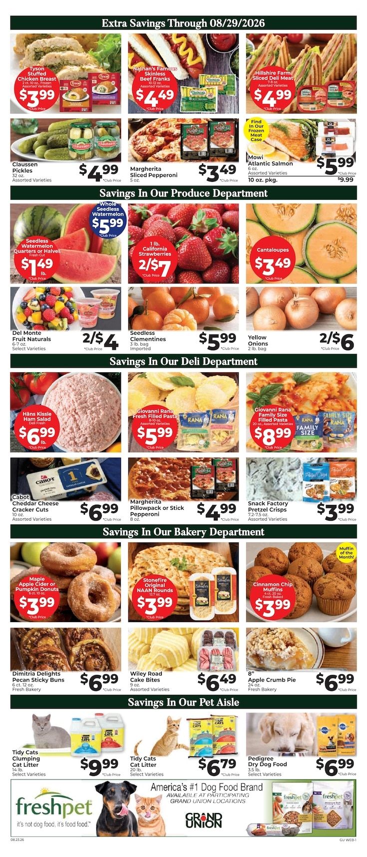 Grand Union (New York) Weekly Ad August 23 - 29, 2026