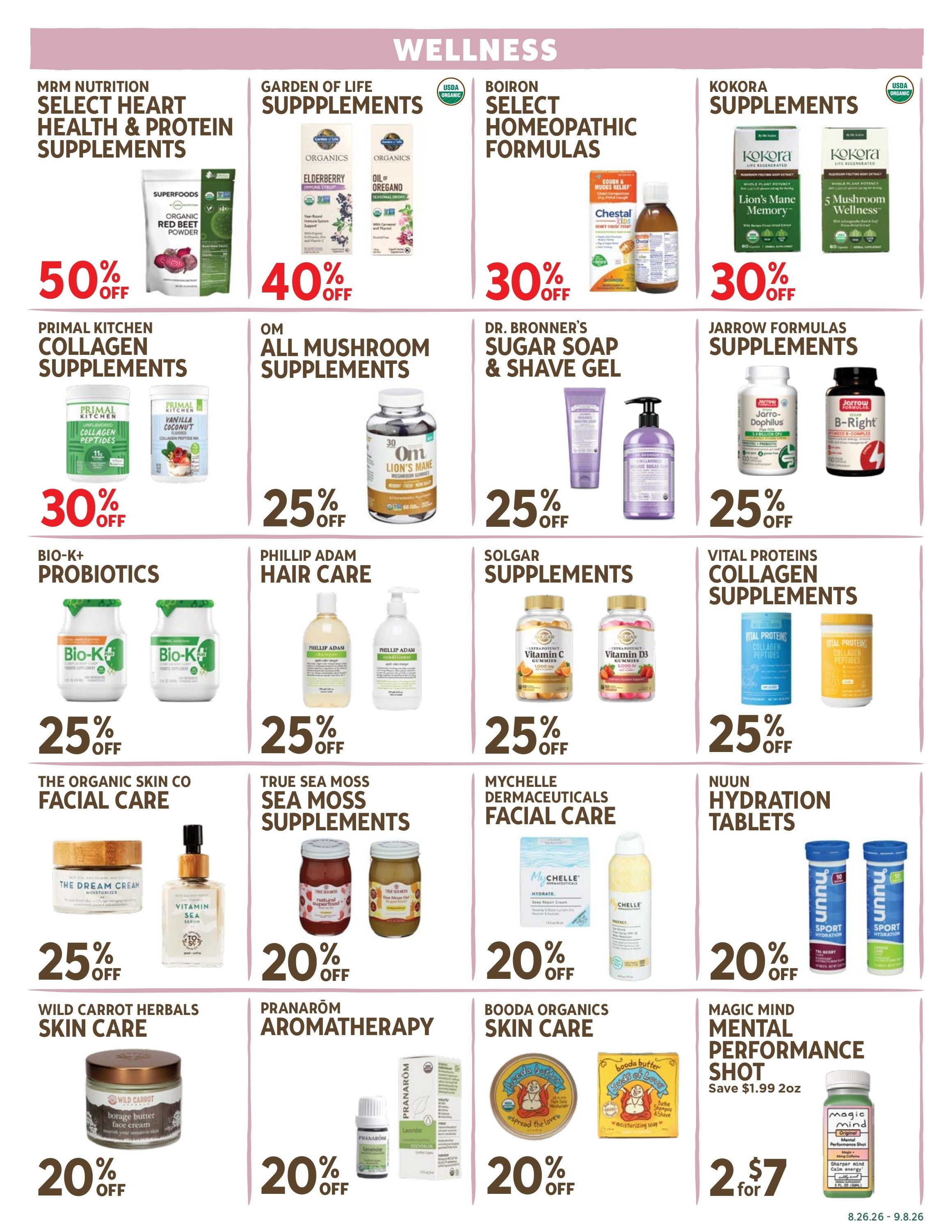 New Leaf Community Markets Weekly Ad September 2 - 8, 2026