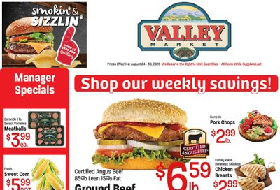 Eden Valley Market (2555 Wolf Creek Dr., Eden, UT) Weekly Ad August 24 - 30, 2026