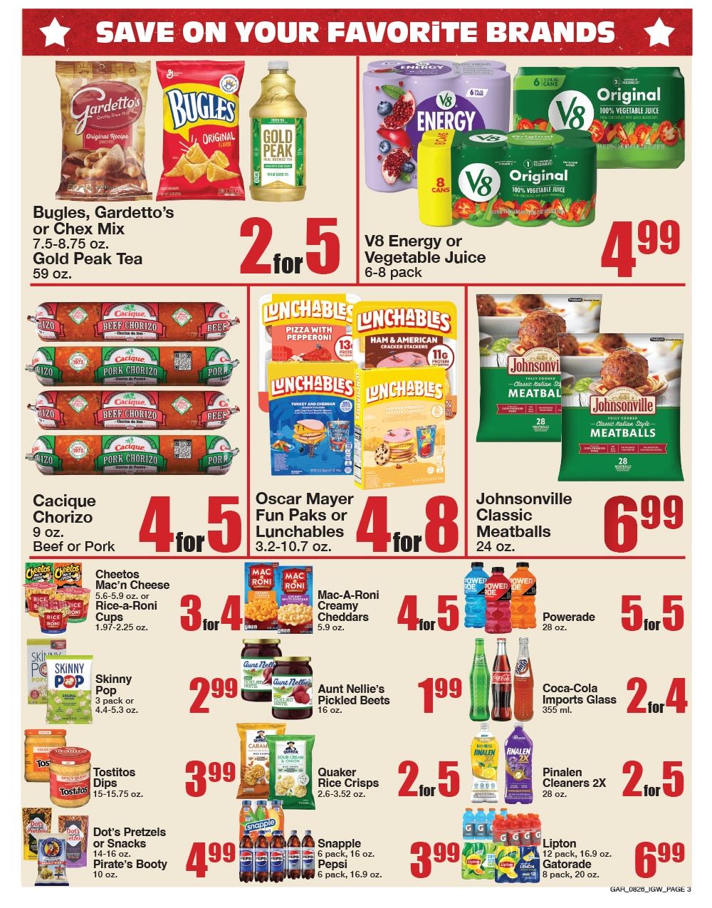 Garrett's IGA Weekly Ad August 26 - September 1, 2026
