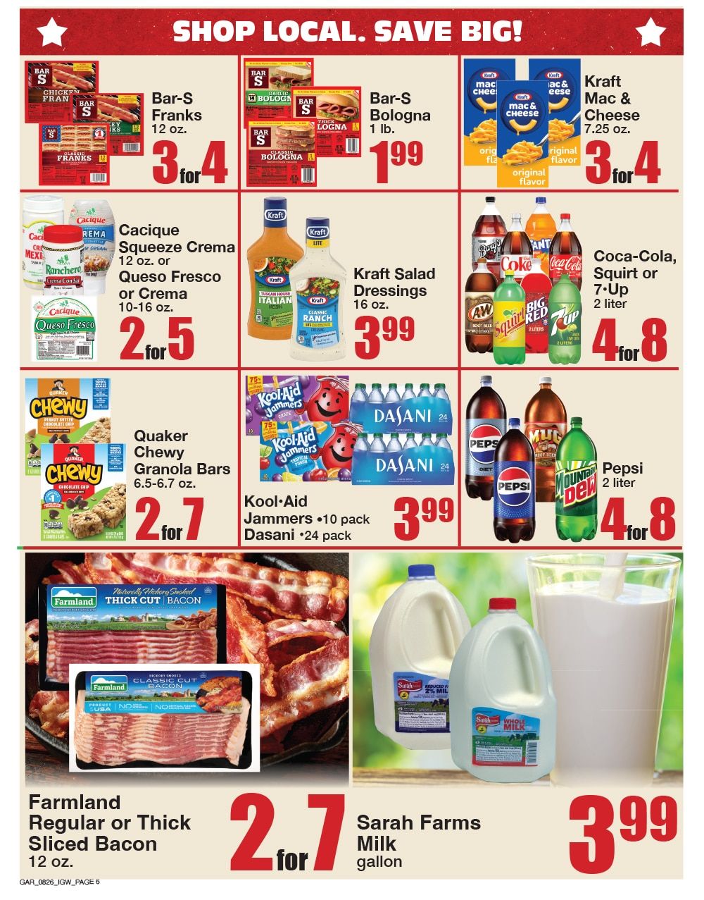 Garrett's IGA Weekly Ad August 26 - September 1, 2026