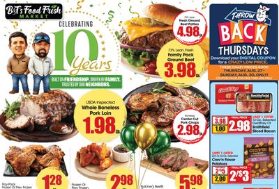 B&T's Food Fresh Market Weekly Ad August 26 - September 1, 2026