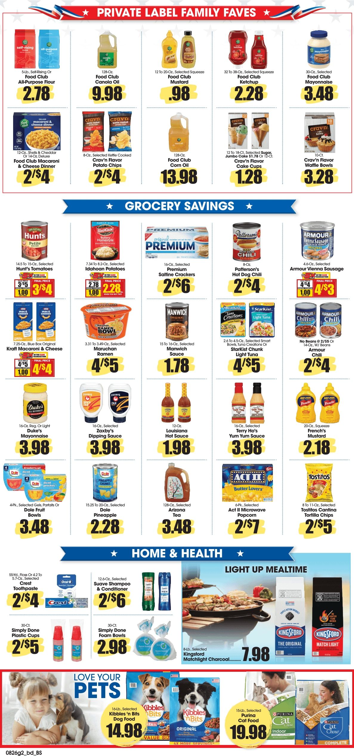 B&T's Food Fresh Market Weekly Ad August 26 - September 1, 2026
