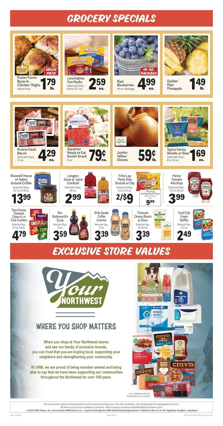 Columbia Market Weekly Ad August 26 - September 1, 2026