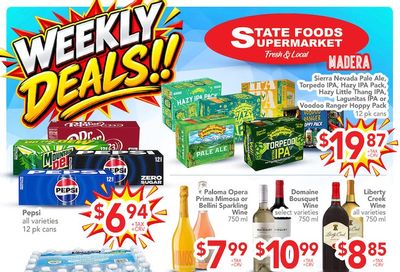 State Foods Supermarket (Madera, CA) Weekly Ad August 26 - September 1, 2026