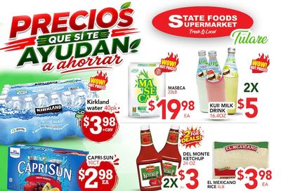 State Foods Supermarket (Tulare, CA) Weekly Ad August 26 - September 1, 2026