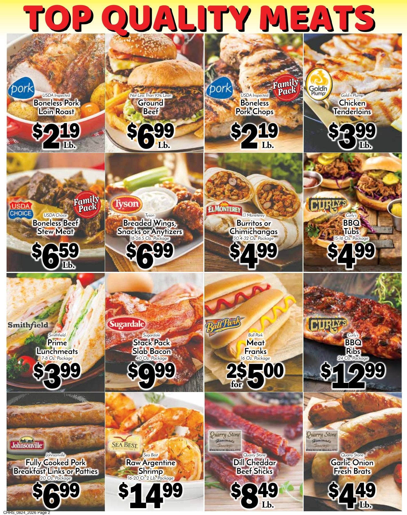 Chris' Food Center Weekly Ad August 24 - 30, 2026