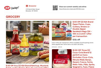 Kobacker's Market Weekly Ad August 26 - September 8, 2026