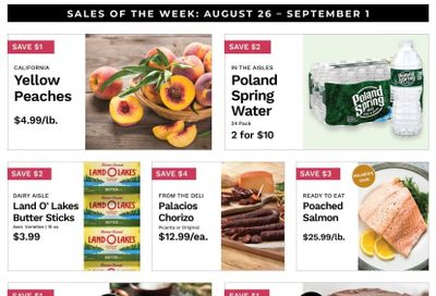 Palmer's Supermarket IGA Sales of the Week Weekly Ad August 26 - September 1, 2026