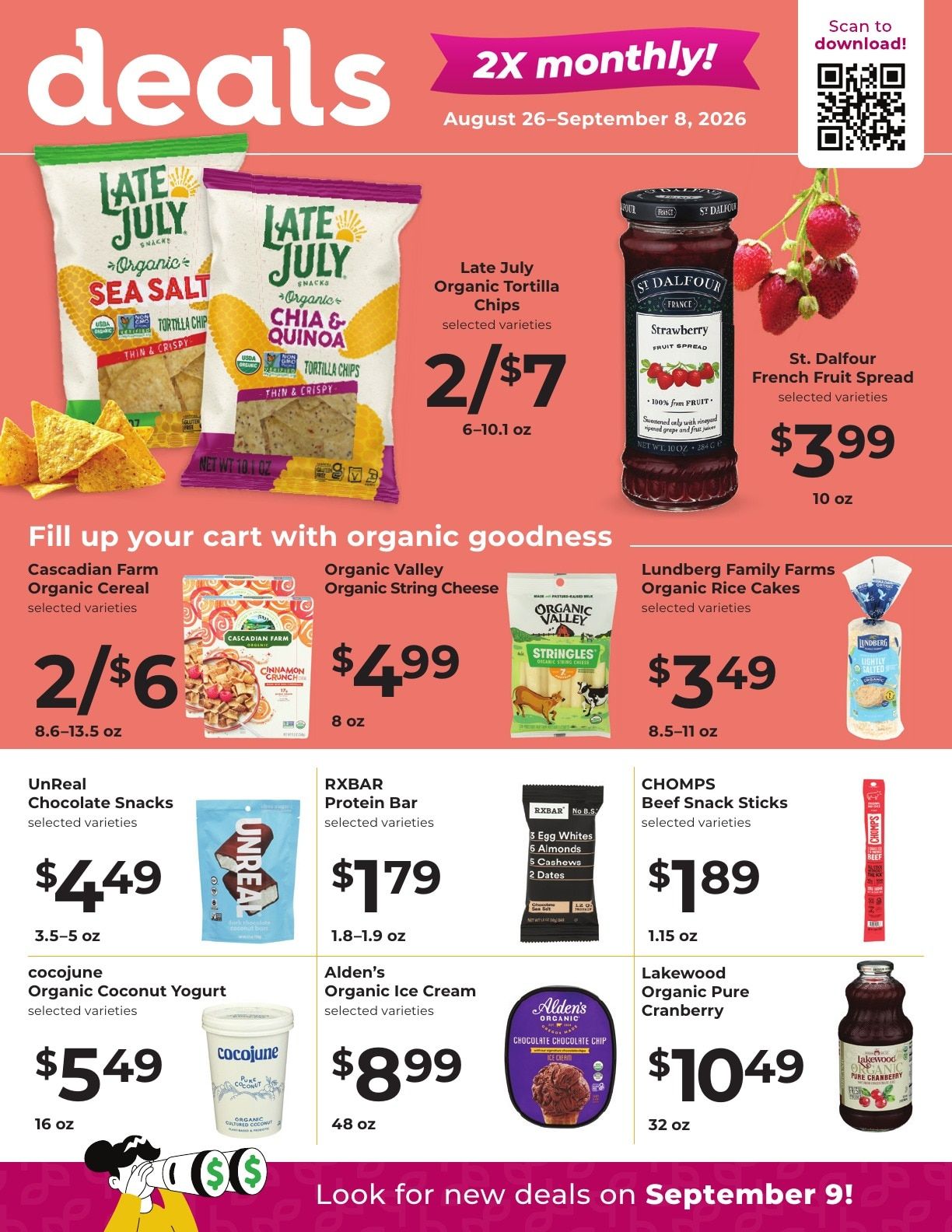 Natural Health Organic Foods Weekly Ad August 26 - September 8, 2026