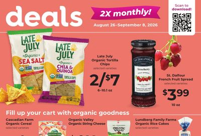 Natural Health Organic Foods Weekly Ad August 26 - September 8, 2026
