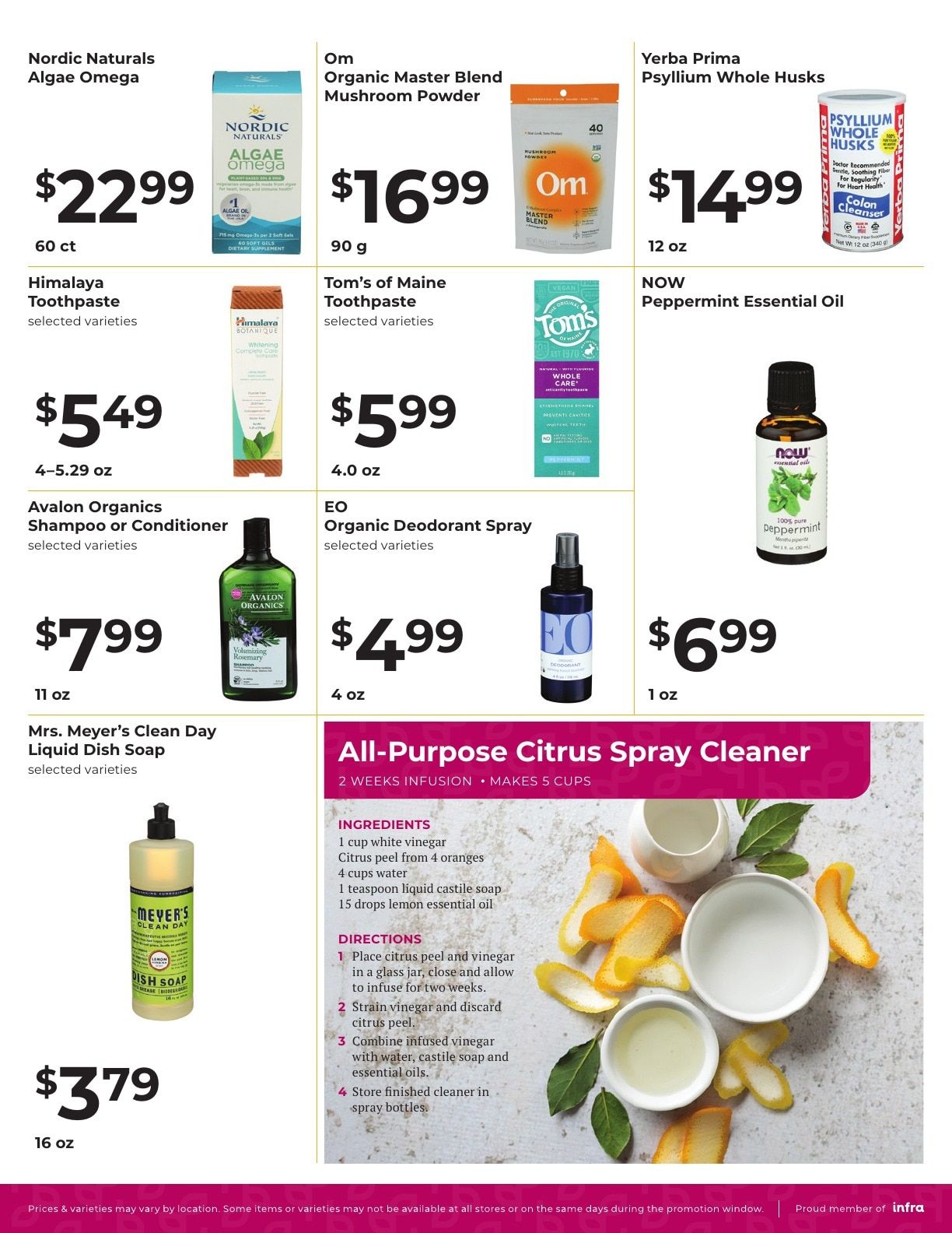 Natural Health Organic Foods Weekly Ad August 26 - September 8, 2026