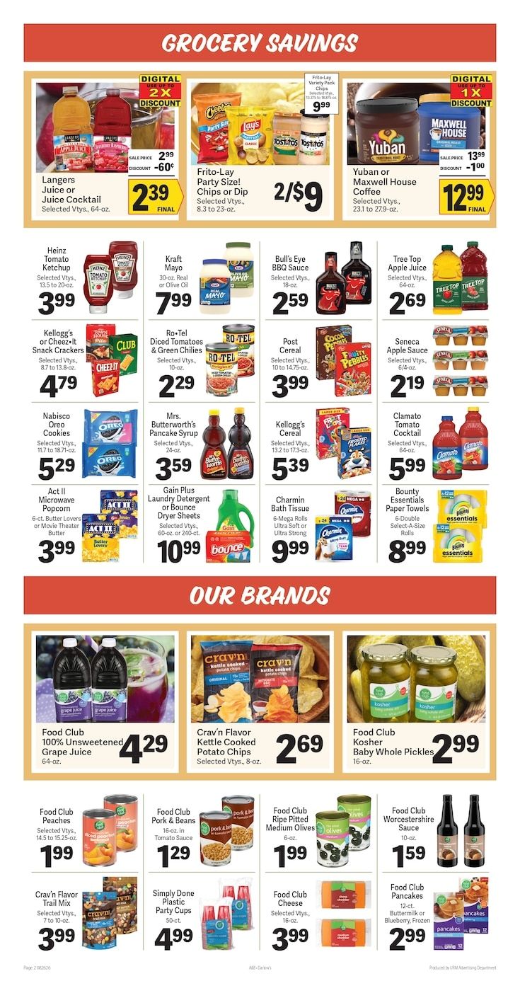 A&B Family Foods Weekly Ad August 26 - September 1, 2026