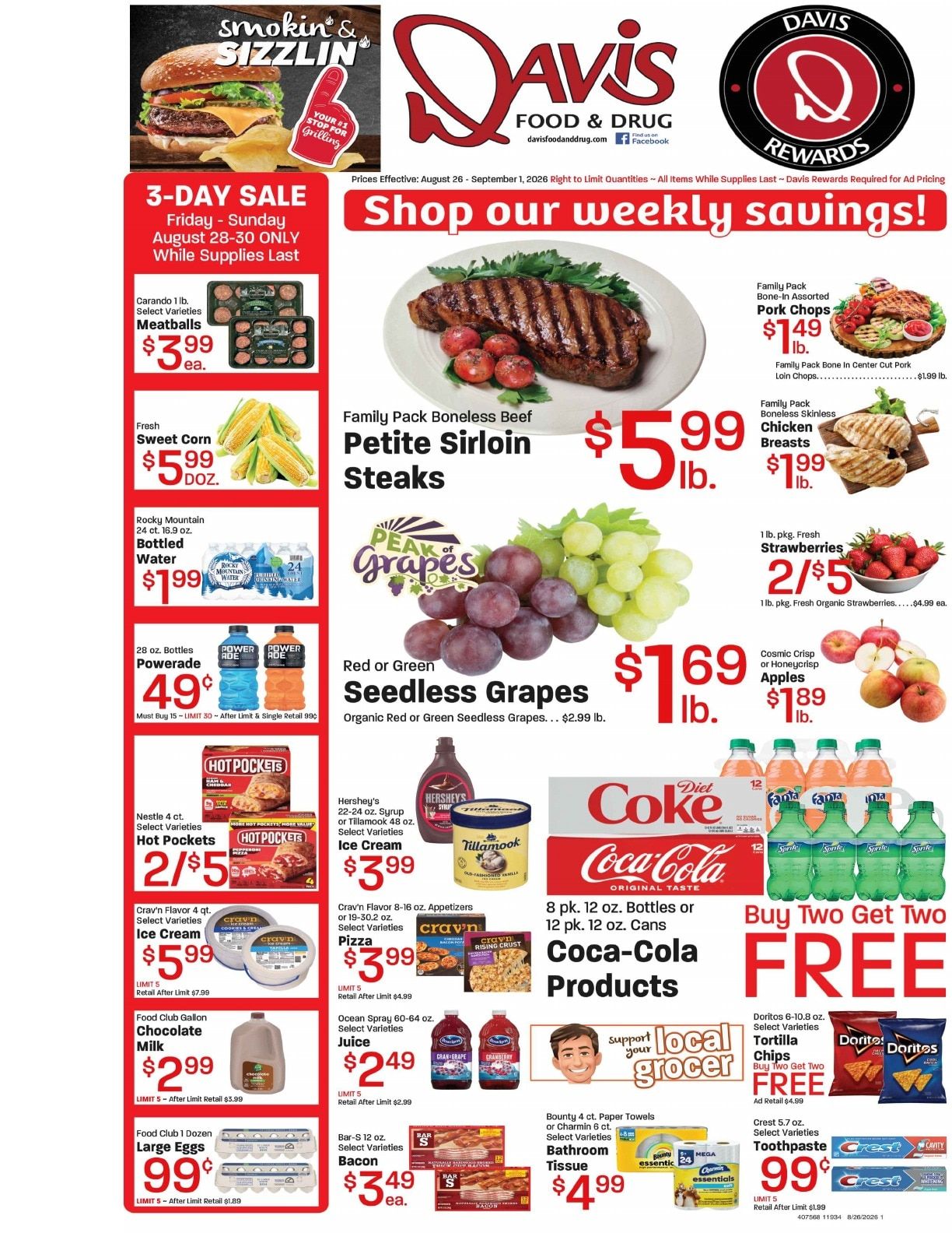 Davis Food & Drug (La Verkin, UT) Weekly Ad August 26 - September 1, 2026