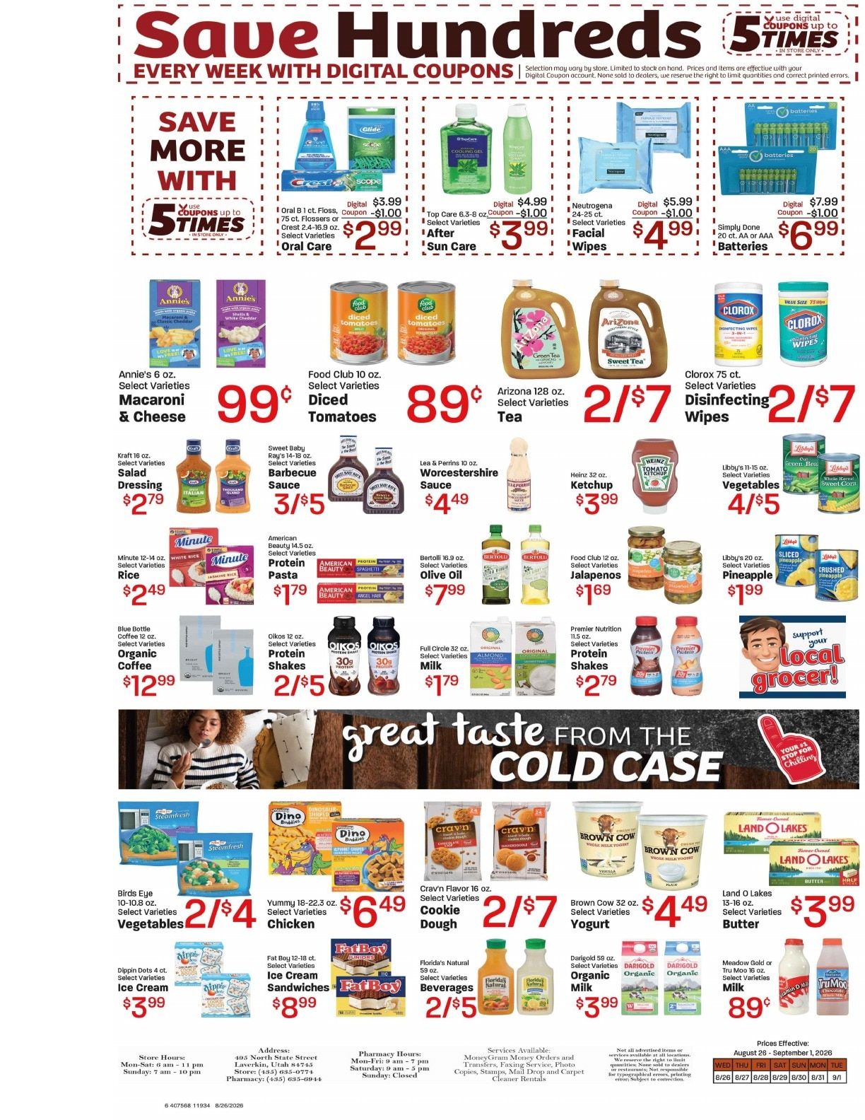 Davis Food & Drug (La Verkin, UT) Weekly Ad August 26 - September 1, 2026