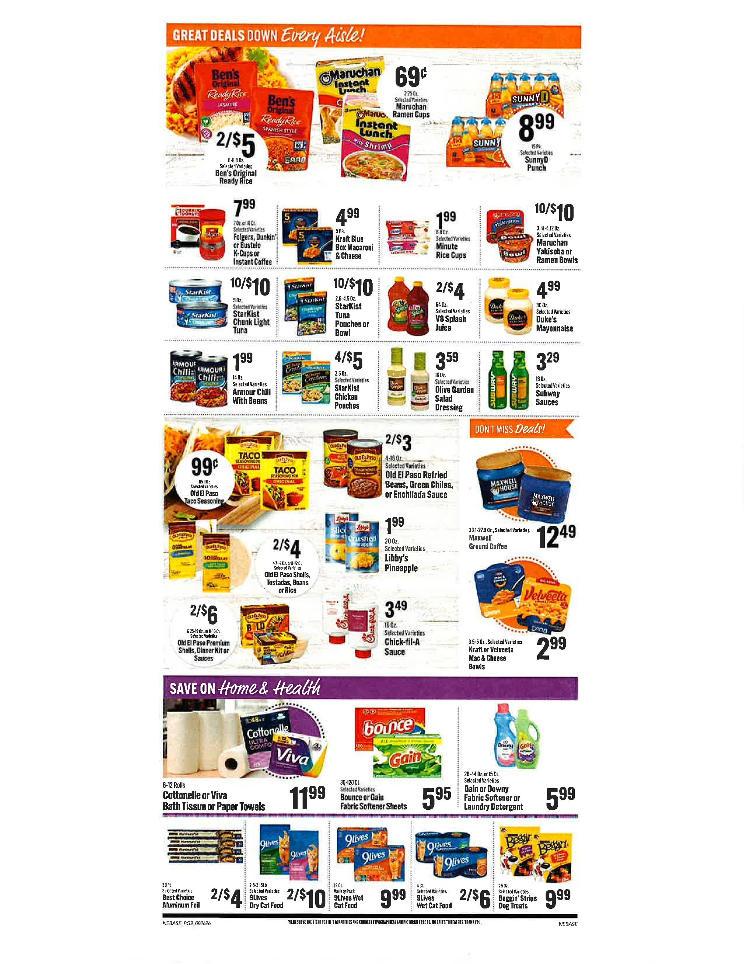 Pac N Save Weekly Ad August 26 - 31, 2026