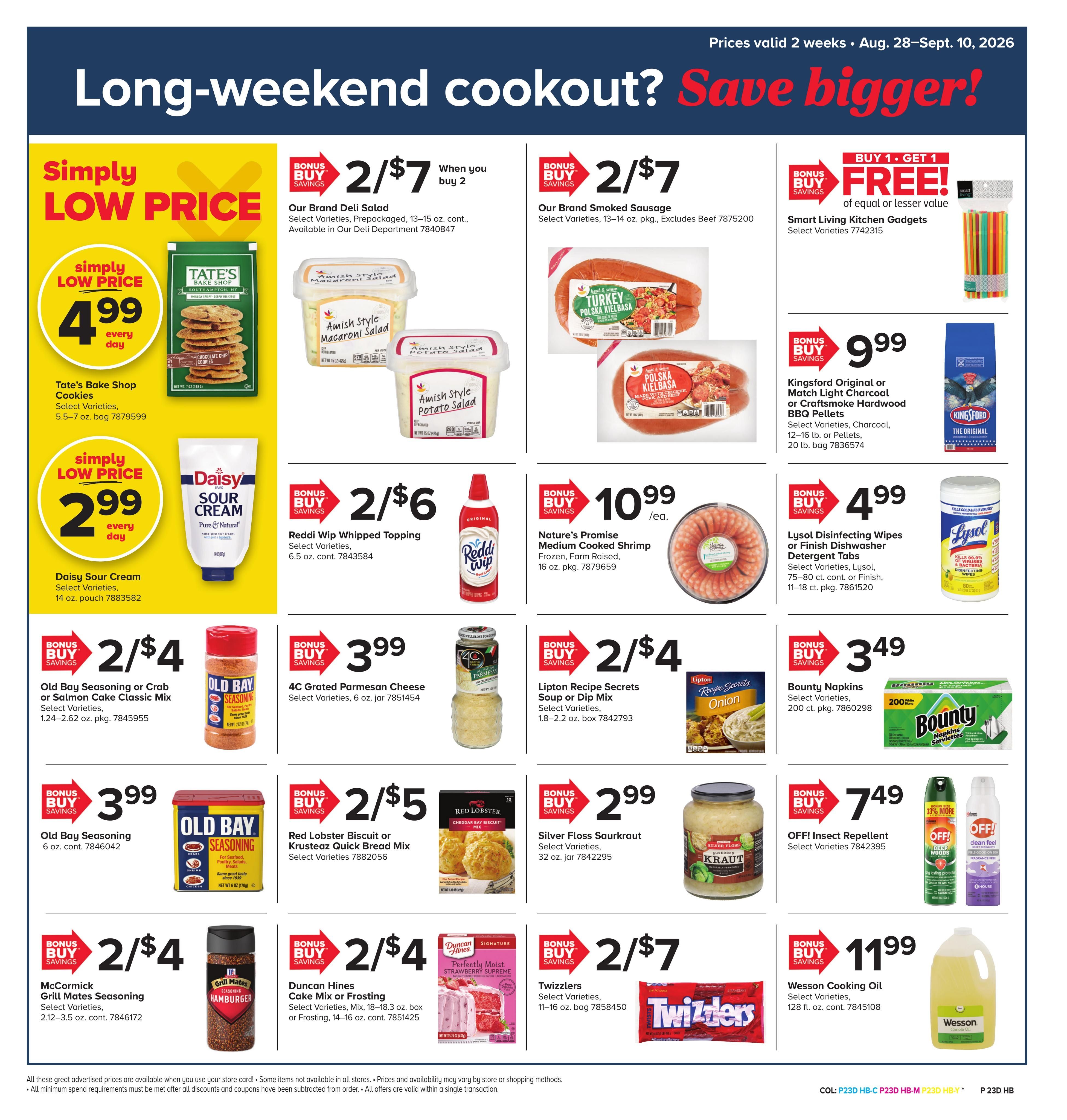 Giant Food Stores (Gwynn Oak Area, MD) Weekly Ad August 28 - September 10, 2026