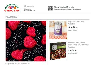 Barnesville Grocery Weekly Ad August 24 - 30, 2026