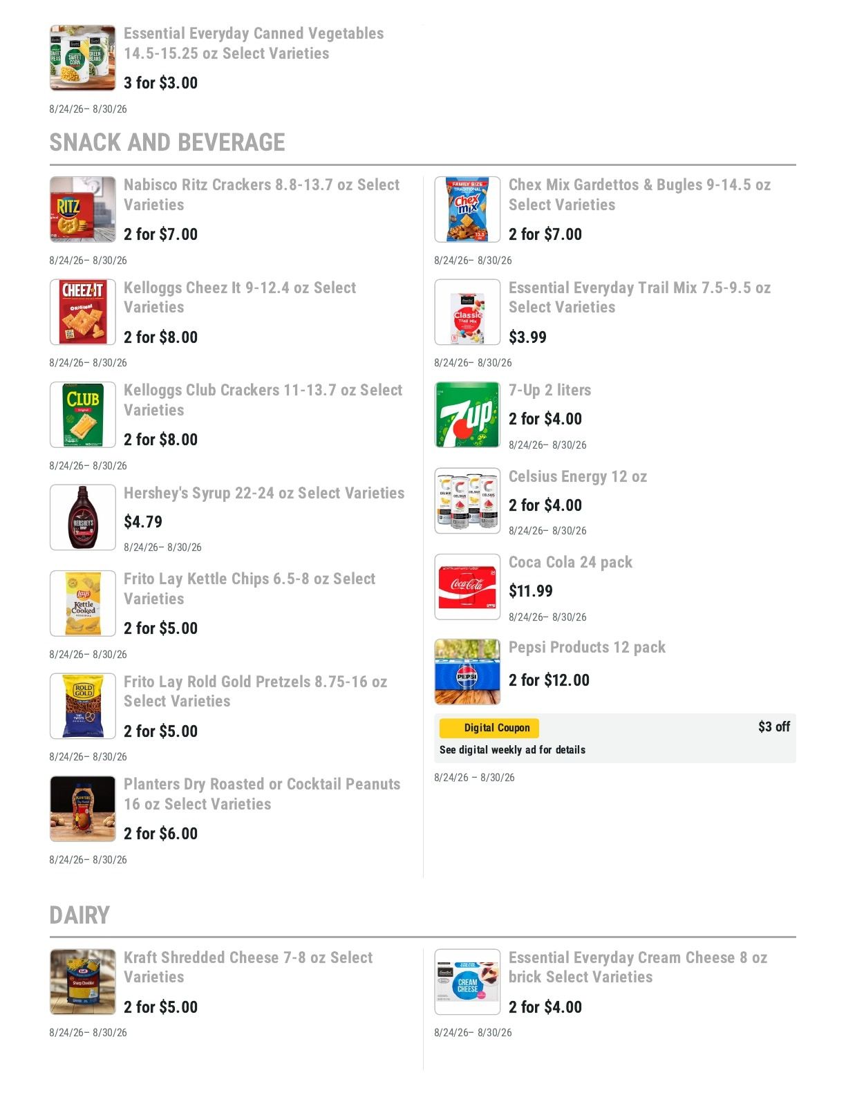Barnesville Grocery Weekly Ad August 24 - 30, 2026