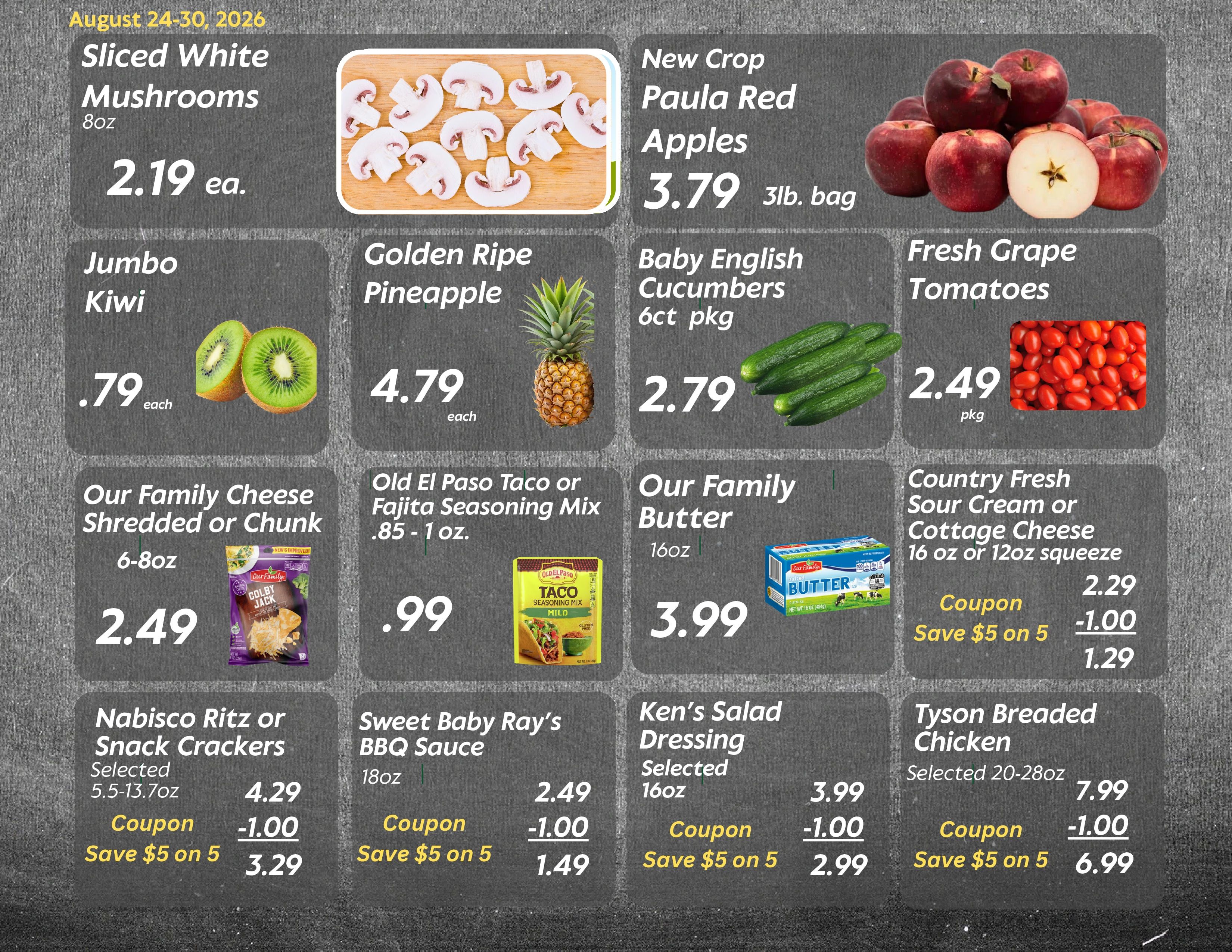 Darrell's Market and Hardware (4520 W Columbia Rd, Mason, MI) Weekly Ad August 24 - 30, 2026