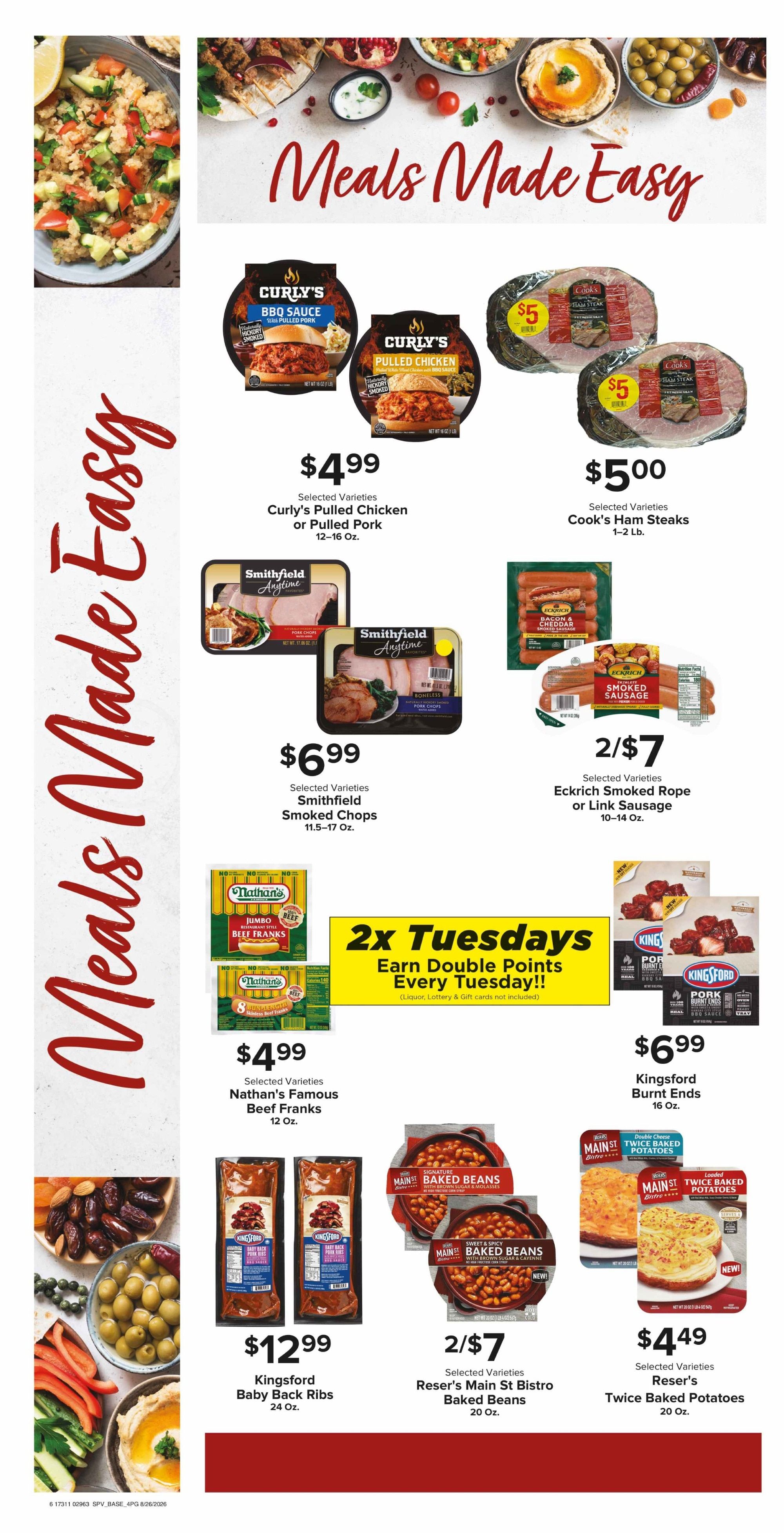 Your Country Mart Weekly Ad August 26 - September 1, 2026
