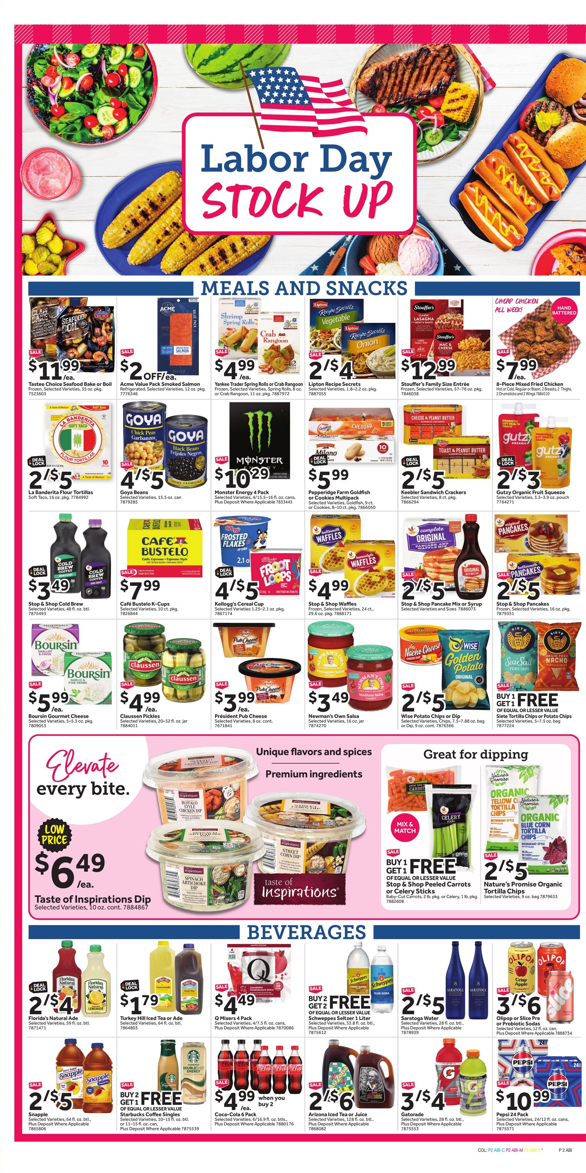 Stop & Shop (Springfield Area, MA) Weekly Ad August 28 - September 3, 2026