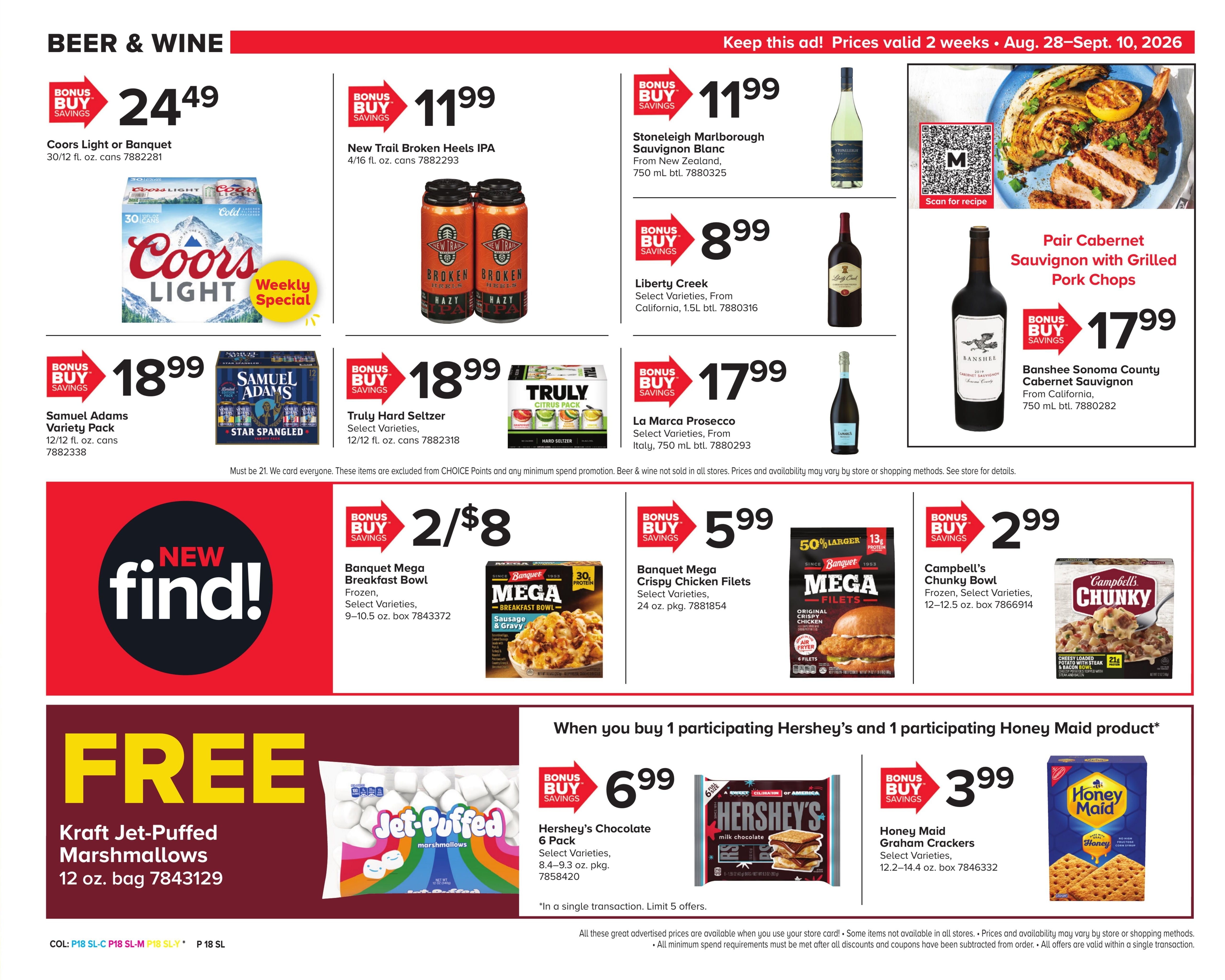 Martin's Food Market (Bakerton Area, WV) Weekly Ad August 28 - September 10, 2026