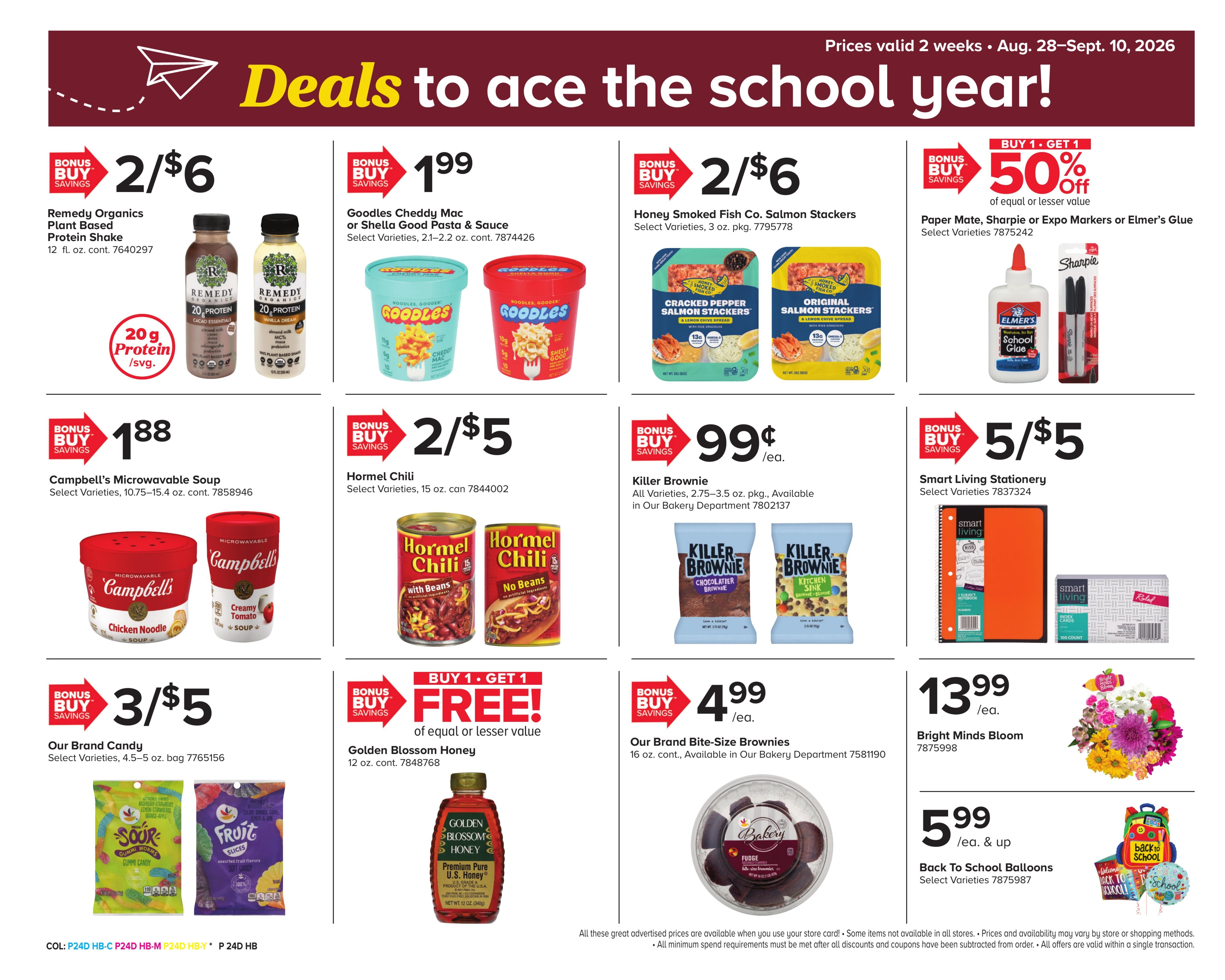 Martin's Food Market (Bakerton Area, WV) Weekly Ad August 28 - September 10, 2026