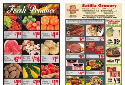 Satilla Grocery Weekly Ad August 26 - September 1, 2026