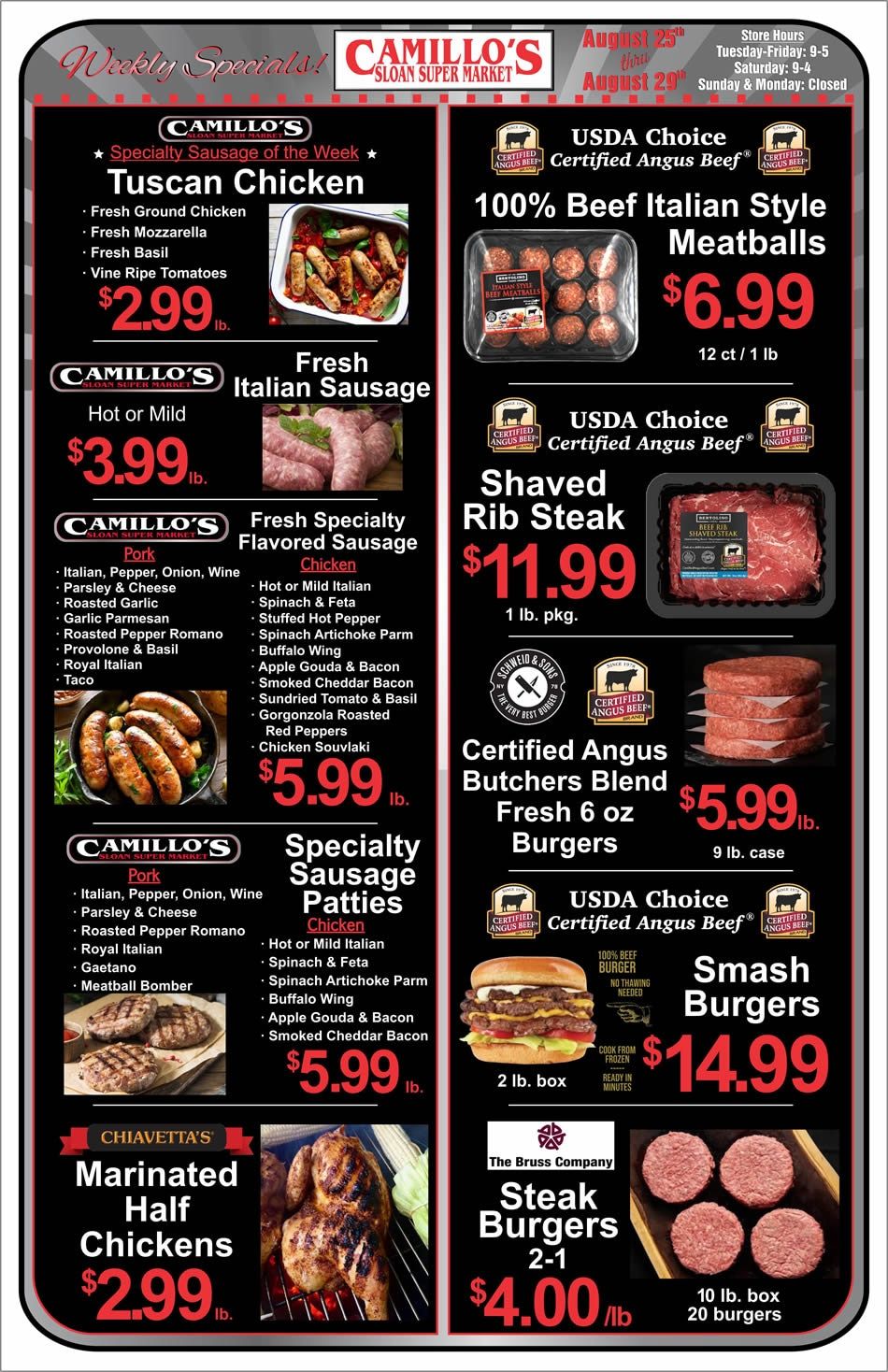 Sloan Super Market Weekly Ad August 23 - 29, 2026