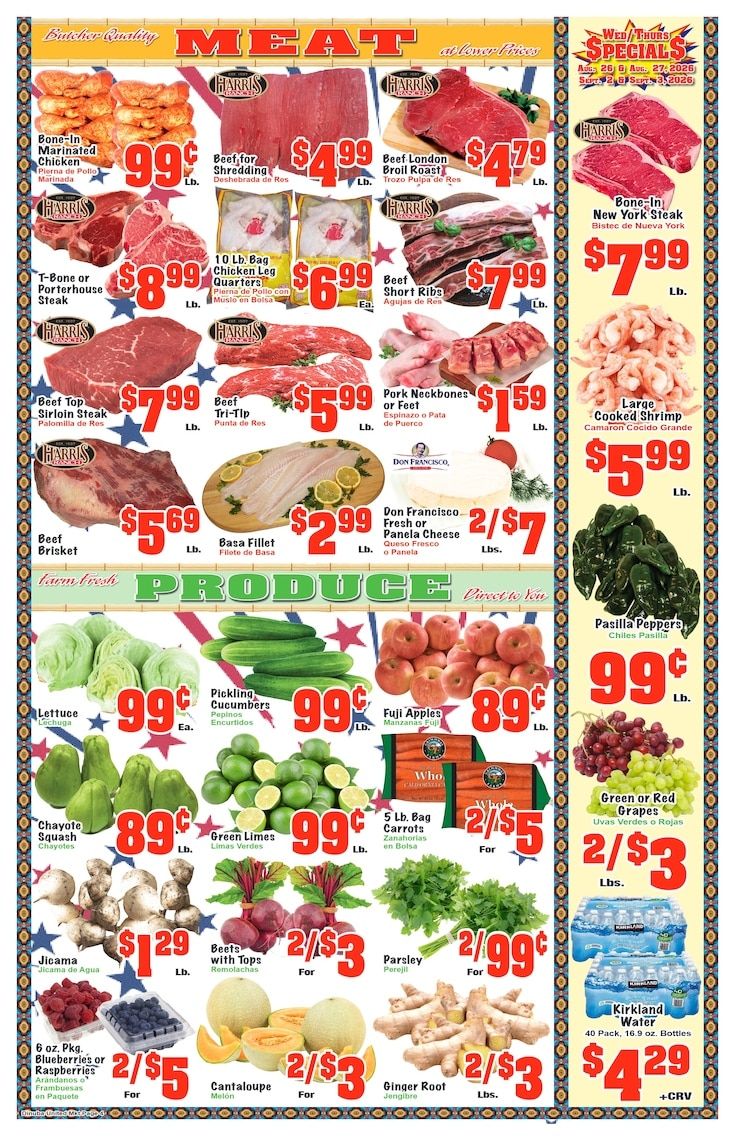 United Super Market Weekly Ad August 26 - September 8, 2026