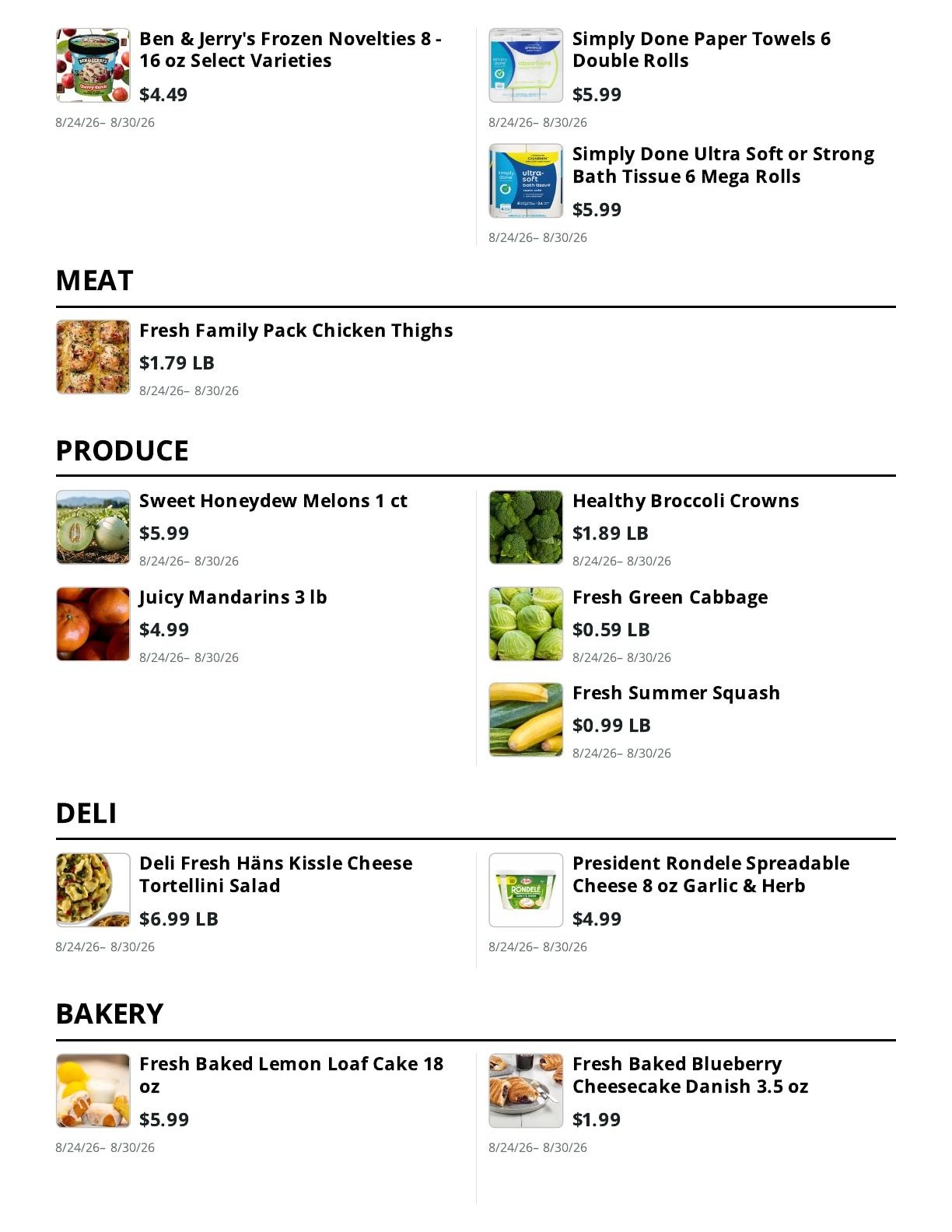 Kingdom Market Weekly Ad August 24 - 30, 2026