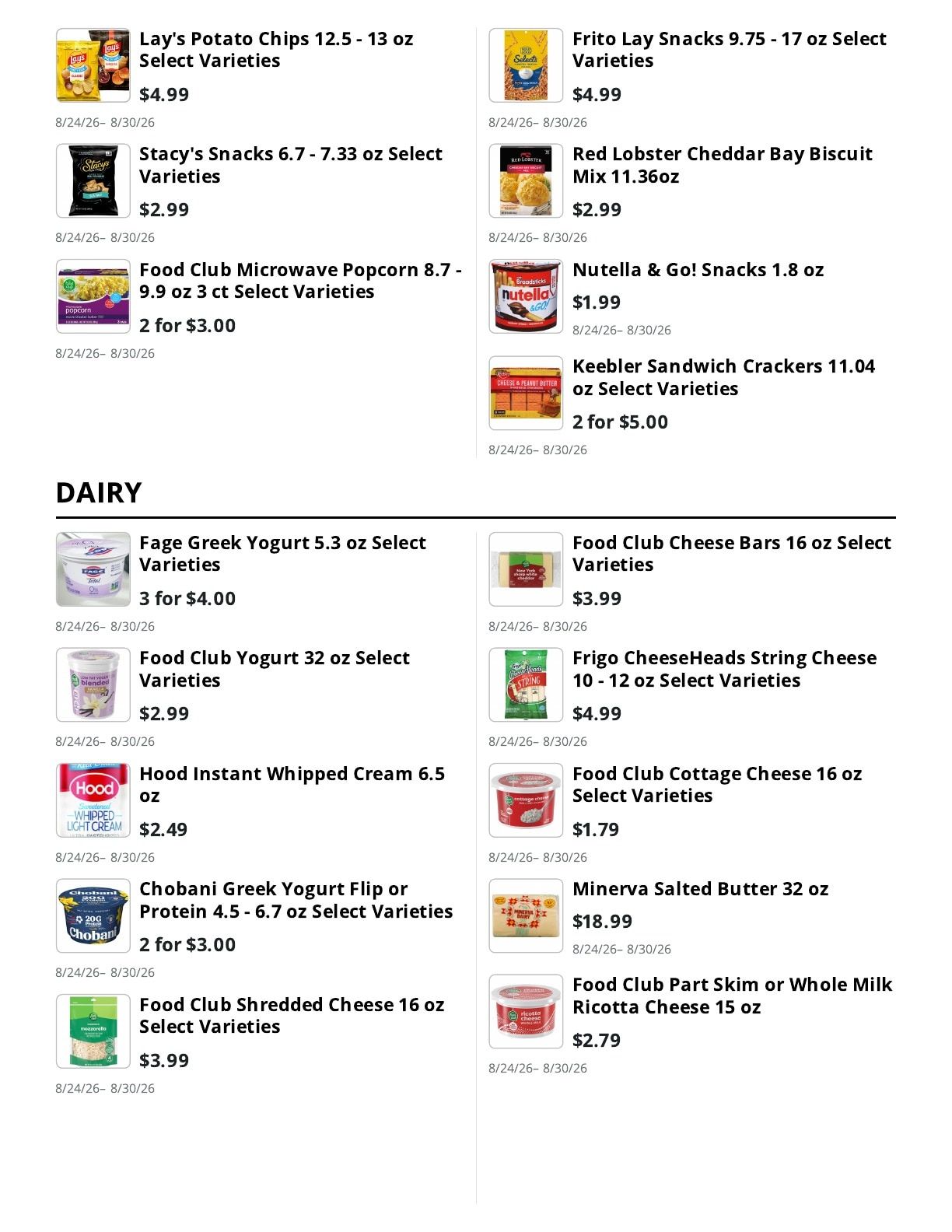 Kingdom Market Weekly Ad August 24 - 30, 2026