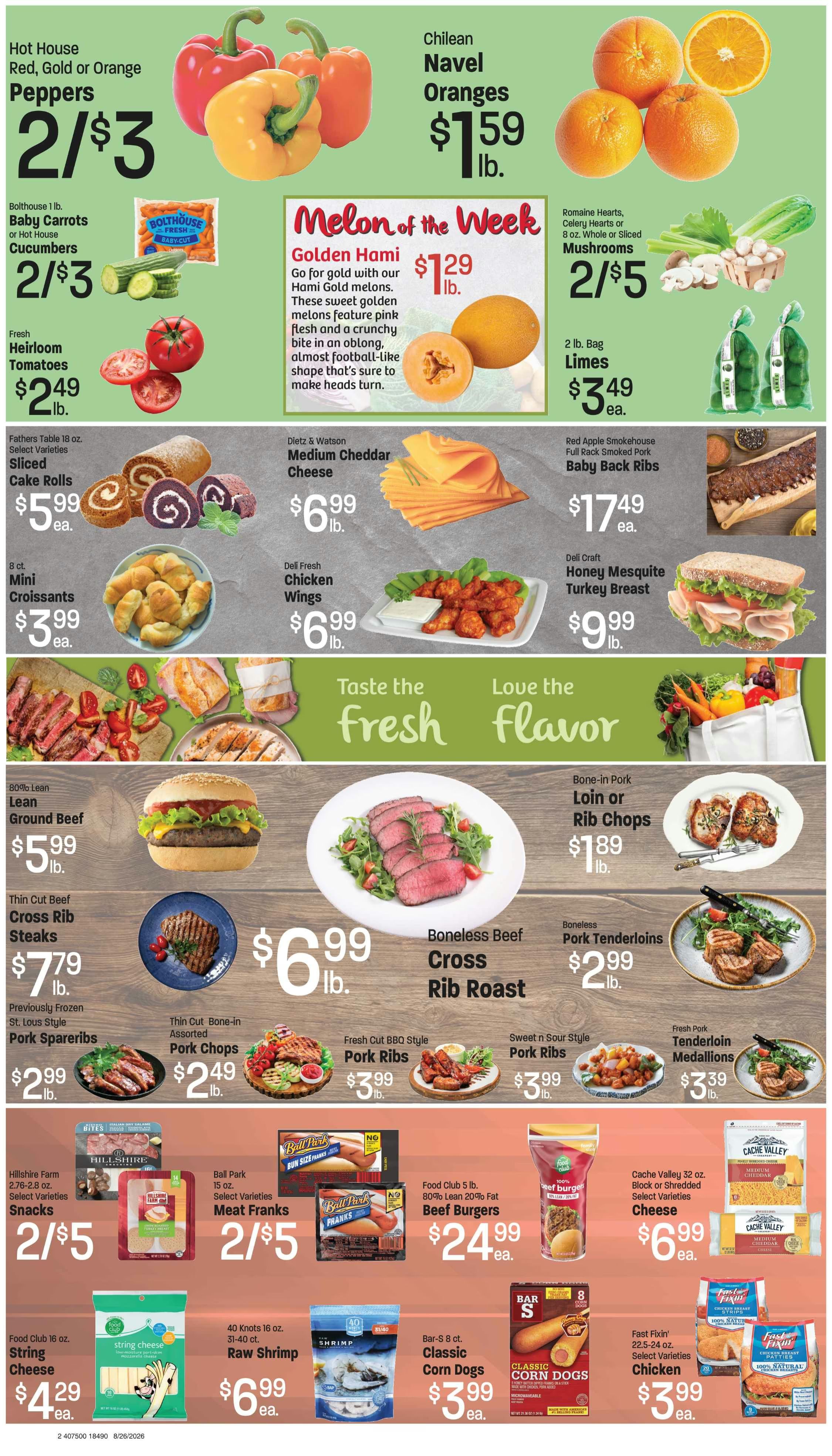 Red Apple Marketplace (555 SW 4th Ave, Ontario, OR) Weekly Ad August 25 - September 1, 2026