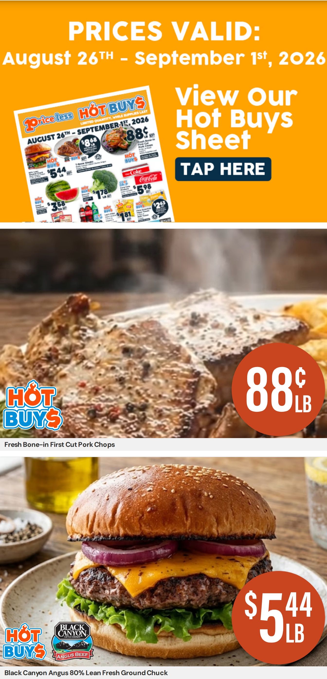 Price Less IGA Weekly Ad August 26 - September 1, 2026