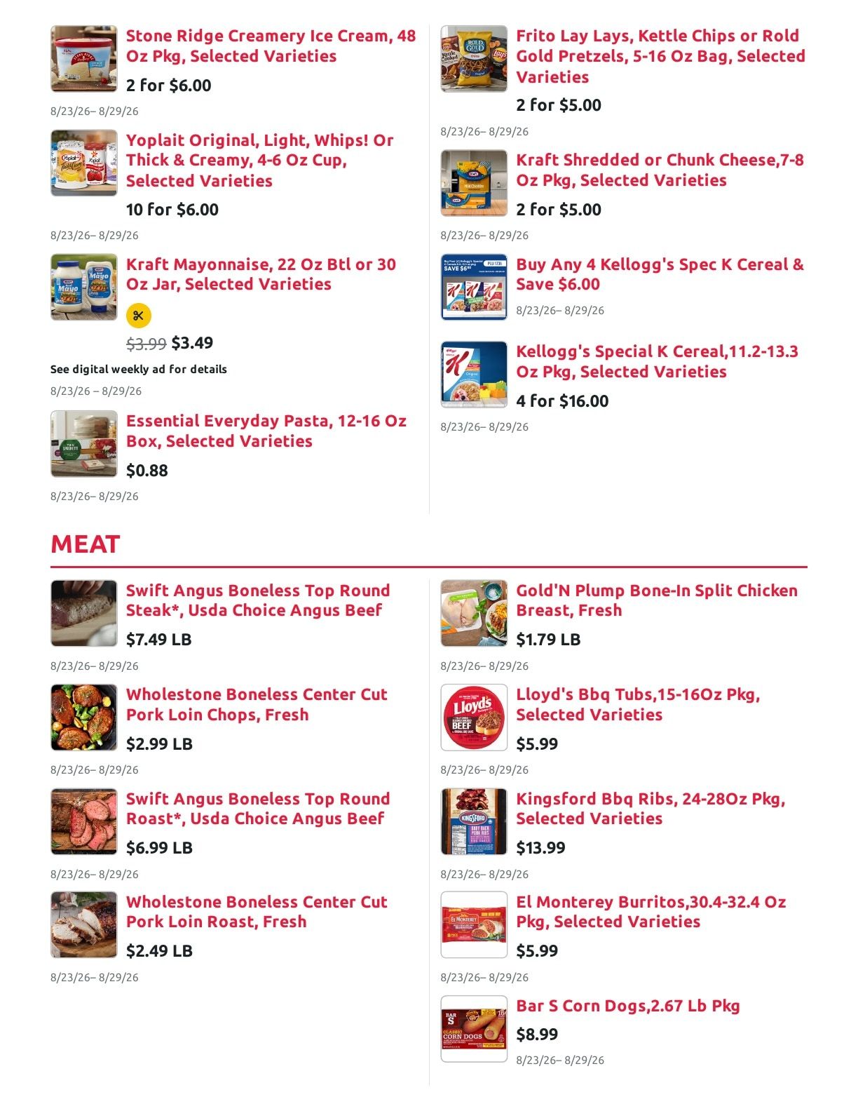 Radermacher's Fresh Market Weekly Ad August 23 - 29, 2026
