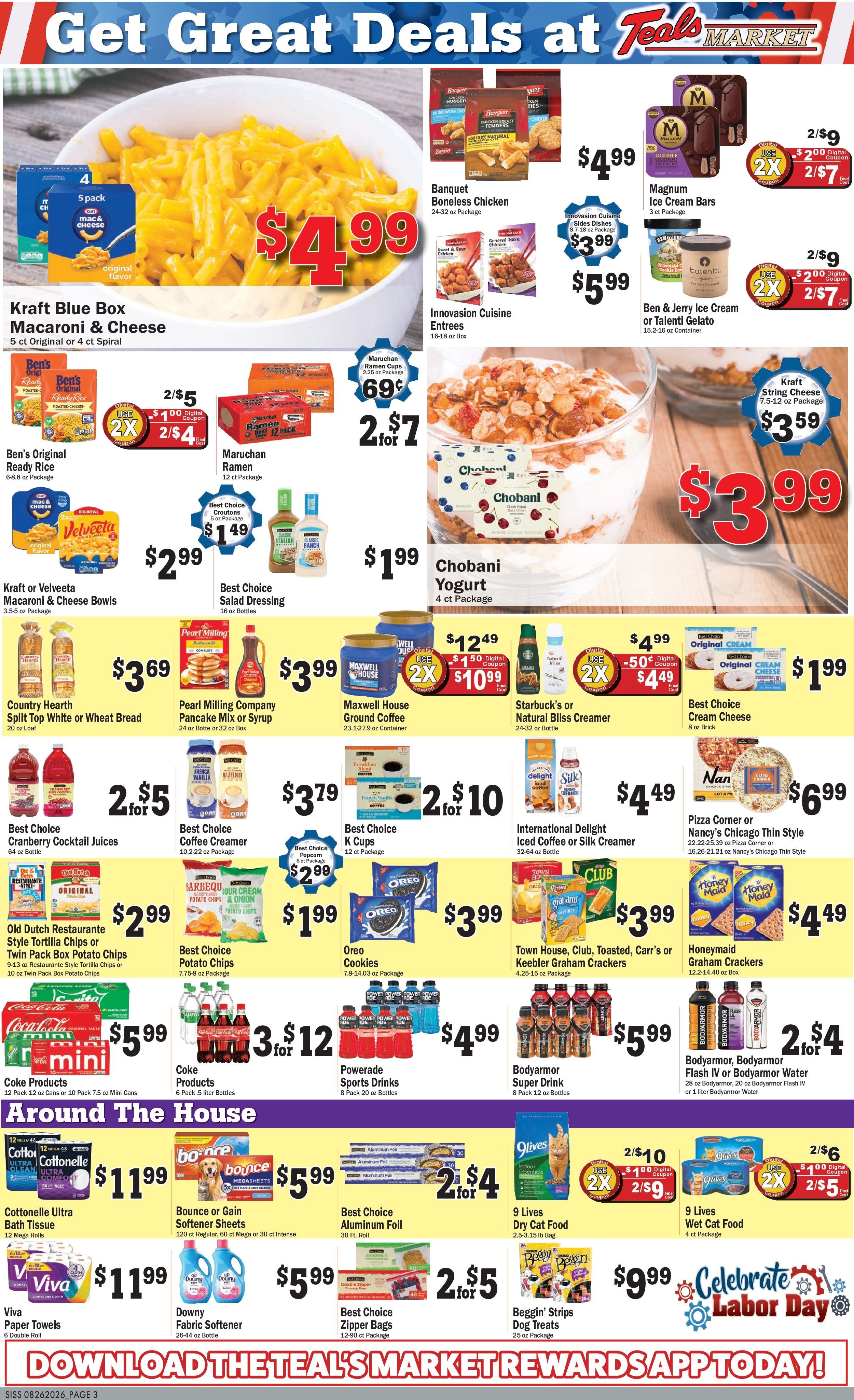 Teal's Market (Sisseton, SD) Weekly Ad August 26 - September 1, 2026