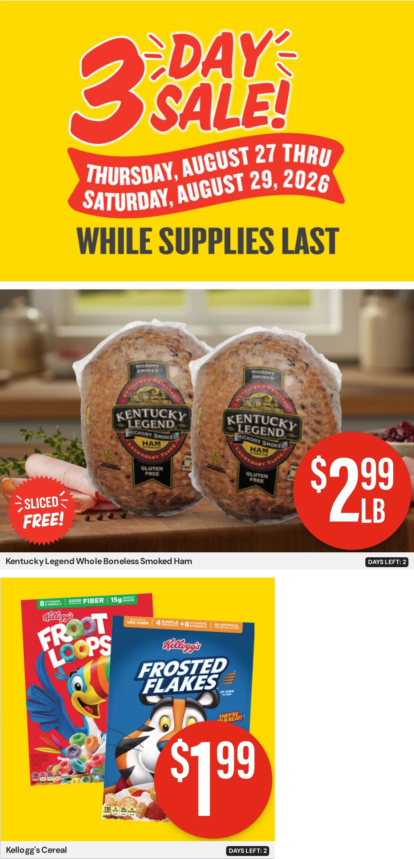 My IGA Weekly Ad August 26 - September 1, 2026
