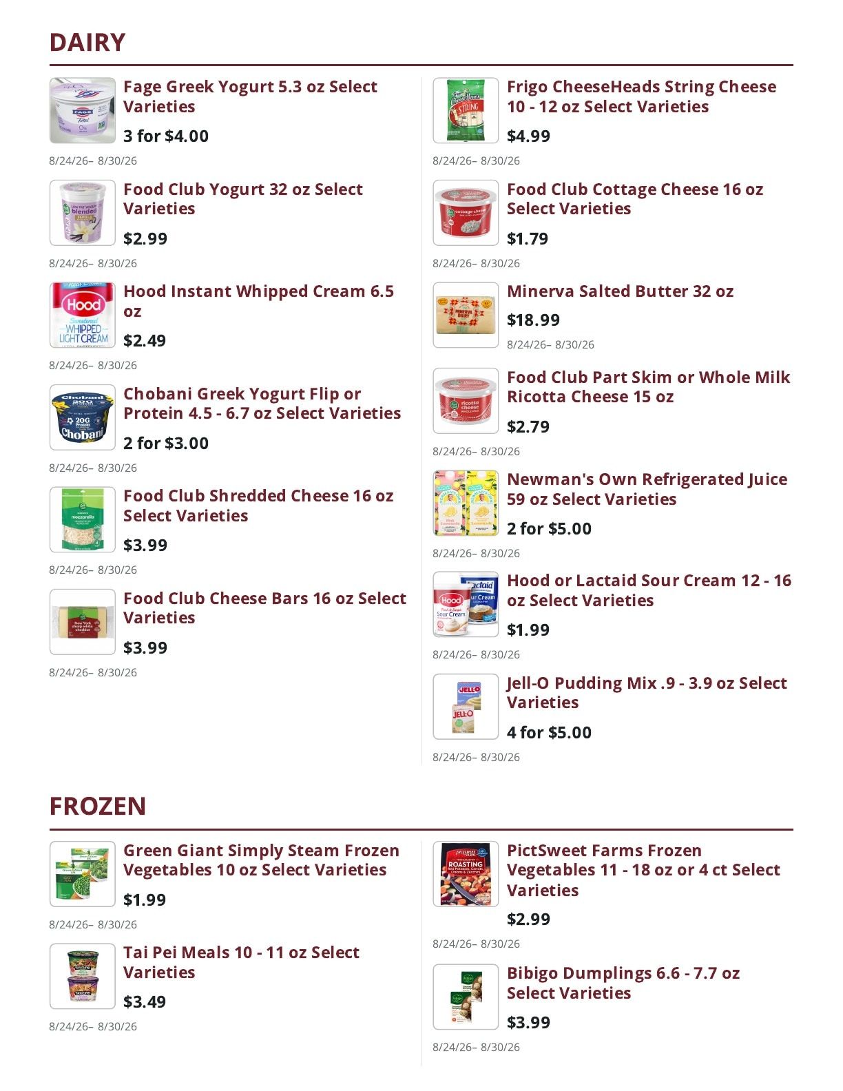 Ralph's Supermarket Weekly Ad August 24 - 30, 2026